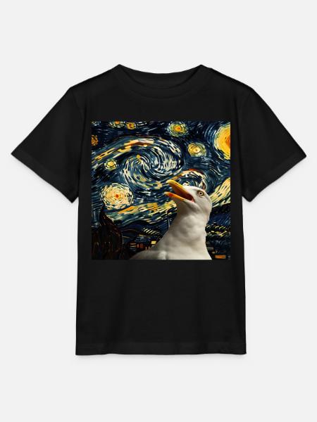 Möwe - Stanley/Stella Kinder T-Shirt MINI CREATOR - Schwarz