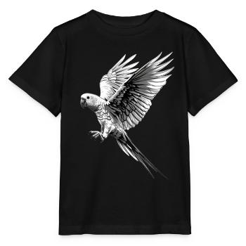 Sittiche - Stanley/Stella Kinder T-Shirt MINI CREATOR  - Schwarz - Vorne - Mikhail (115cm)