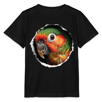 Sittiche - Stanley/Stella Kinder T-Shirt MINI CREATOR  - Schwarz - Vorne - Mikhail (115cm)