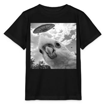 Sittiche - Stanley/Stella Kinder T-Shirt MINI CREATOR  - Schwarz - Vorne - Mikhail (115cm)