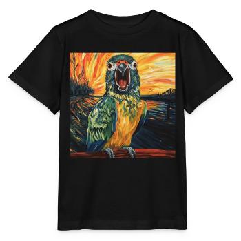 Sittiche - Stanley/Stella Kinder T-Shirt MINI CREATOR  - Schwarz - Vorne - Mikhail (115cm)