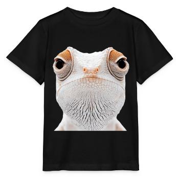 Chamäleon - Stanley/Stella Kinder T-Shirt MINI CREATOR  - Schwarz - Vorne - Mikhail (115cm)