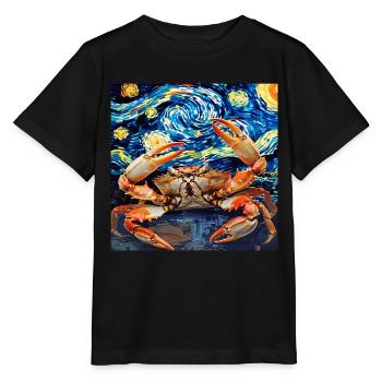Krabbe - Stanley/Stella Kinder T-Shirt MINI CREATOR  - Schwarz - Vorne - Mikhail (115cm)
