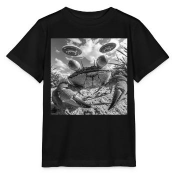Krabbe - Stanley/Stella Kinder T-Shirt MINI CREATOR  - Schwarz - Vorne - Mikhail (115cm)