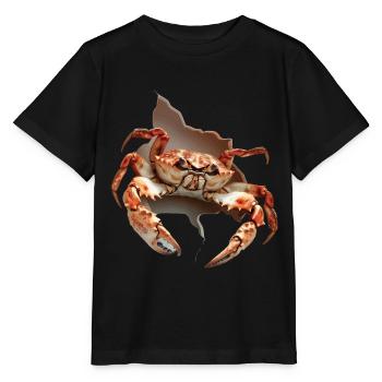 Krabbe - Stanley/Stella Kinder T-Shirt MINI CREATOR  - Schwarz - Vorne - Mikhail (115cm)