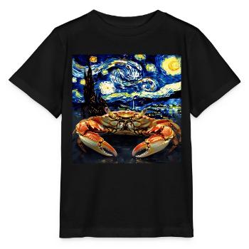 Krabbe - Stanley/Stella Kinder T-Shirt MINI CREATOR  - Schwarz - Vorne - Mikhail (115cm)