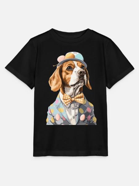 Beagle - Stanley/Stella Kinder T-Shirt MINI CREATOR - Schwarz