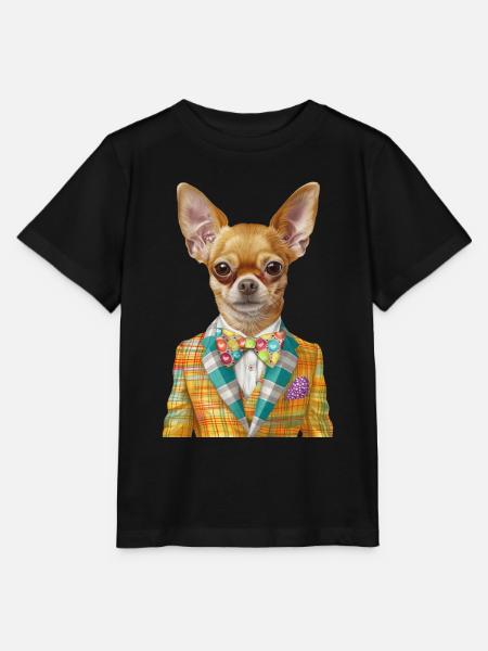 Chihuahua - Stanley/Stella Kinder T-Shirt MINI CREATOR - Schwarz