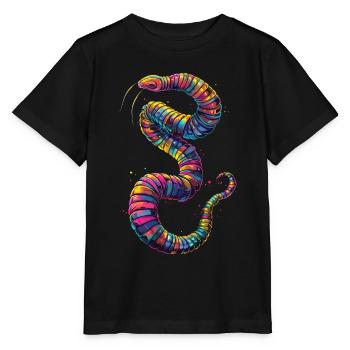 Wurm - Stanley/Stella Kinder T-Shirt MINI CREATOR  - Schwarz - Vorne - Mikhail (115cm)
