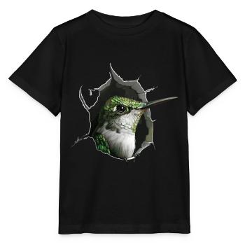 Kolibri - Stanley/Stella Kinder T-Shirt MINI CREATOR  - Schwarz - Vorne - Mikhail (115cm)