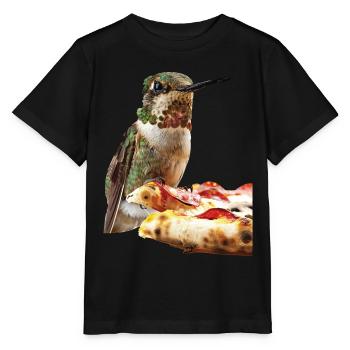 Kolibri - Stanley/Stella Kinder T-Shirt MINI CREATOR  - Schwarz - Vorne - Mikhail (115cm)