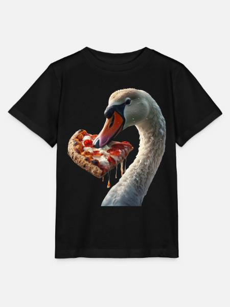 Schwan - Stanley/Stella Kinder T-Shirt MINI CREATOR - Schwarz
