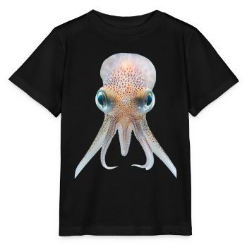 Tintenfisch - Stanley/Stella Kinder T-Shirt MINI CREATOR  - Schwarz - Vorne - Mikhail (115cm)