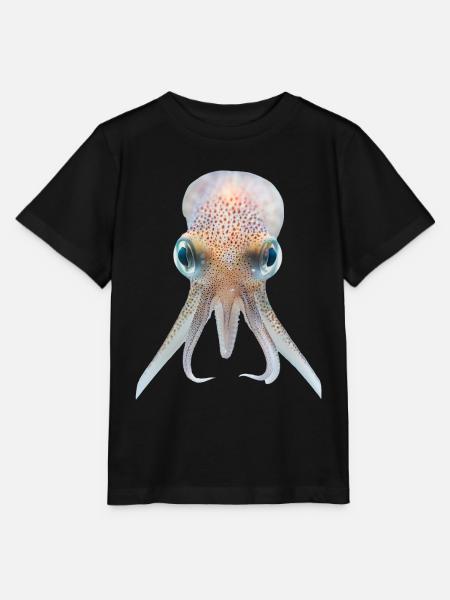 Tintenfisch - Stanley/Stella Kinder T-Shirt MINI CREATOR - Schwarz