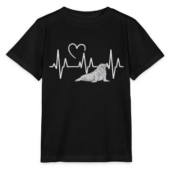 Walross - Stanley/Stella Kinder T-Shirt MINI CREATOR  - Schwarz - Vorne - Mikhail (115cm)