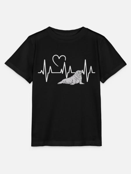 Walross - Stanley/Stella Kinder T-Shirt MINI CREATOR - Schwarz