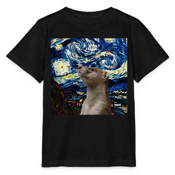Wiesel - Stanley/Stella Kinder T-Shirt MINI CREATOR  - Schwarz - Vorne - Mikhail (115cm)