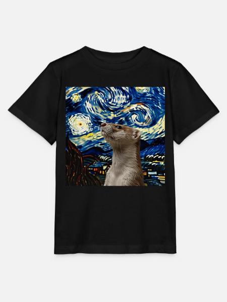 Wiesel - Stanley/Stella Kinder T-Shirt MINI CREATOR - Schwarz