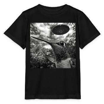 Kolibri - Stanley/Stella Kinder T-Shirt MINI CREATOR  - Schwarz - Vorne - Mikhail (115cm)