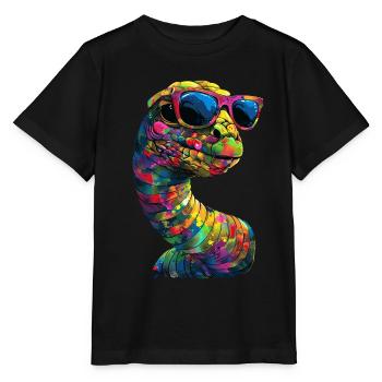 Wurm - Stanley/Stella Kinder T-Shirt MINI CREATOR  - Schwarz - Vorne - Mikhail (115cm)