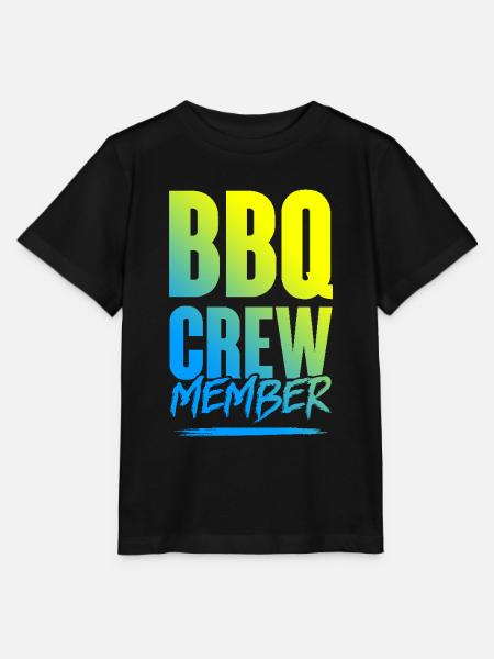 Bbq Crew - Stanley/Stella Kinder T-Shirt MINI CREATOR - Schwarz