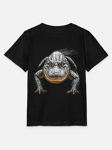 Alligator - Stanley/Stella Kinder T-Shirt MINI CREATOR - Schwarz