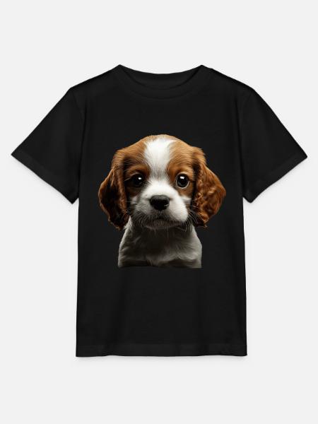 Cavalier King Charles - Stanley/Stella Kinder T-Shirt MINI CREATOR  - Schwarz