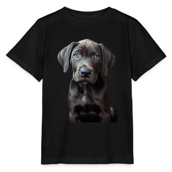 Deutsche Dogge - Stanley/Stella Kinder T-Shirt MINI CREATOR  - Schwarz - Vorne - Mikhail (115cm)