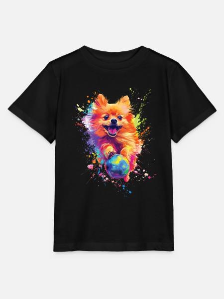 Zwergspitz - Stanley/Stella Kinder T-Shirt MINI CREATOR - Schwarz