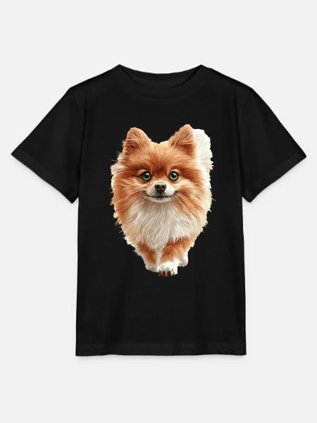 Zwergspitz - Stanley/Stella Kinder T-Shirt MINI CREATOR - Schwarz