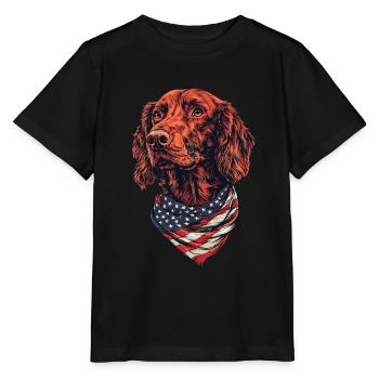 Irish Setter - Stanley/Stella Kinder T-Shirt MINI CREATOR  - Schwarz - Vorne - Mikhail (115cm)