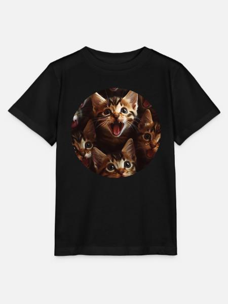 Bengalen - Stanley/Stella Kinder T-Shirt MINI CREATOR - Schwarz