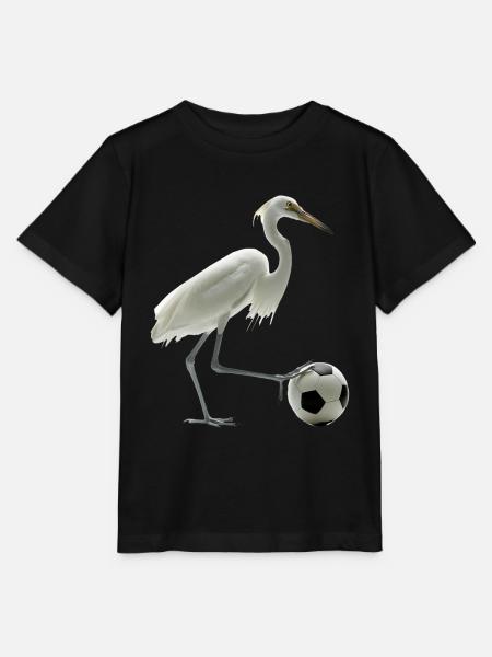 Reiher Vogel - Stanley/Stella Kinder T-Shirt MINI CREATOR - Schwarz