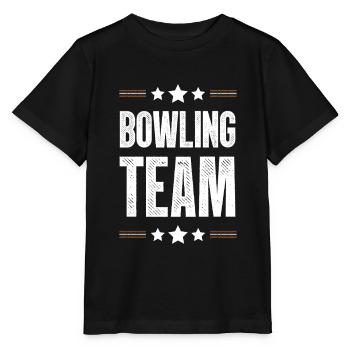Bowling Team - Stanley/Stella Kinder T-Shirt MINI CREATOR  - Schwarz - Vorne - Mikhail (115cm)