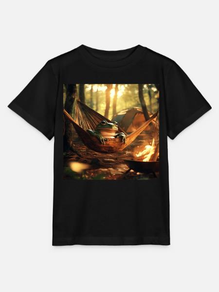Frosch - Stanley/Stella Kinder T-Shirt MINI CREATOR  - Schwarz