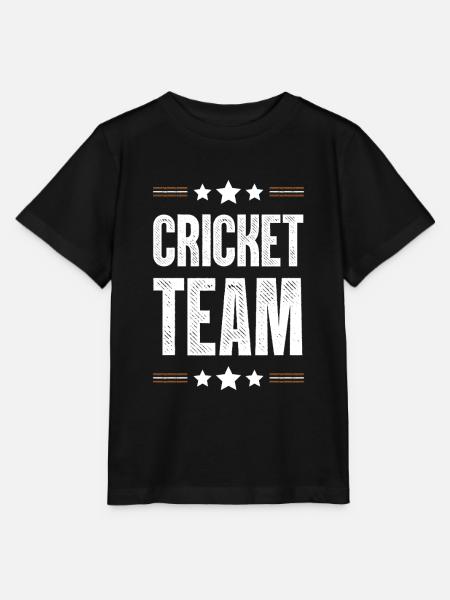 Cricket Team - Stanley/Stella Kinder T-Shirt MINI CREATOR - Schwarz