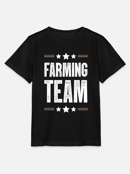 Farming Team - Stanley/Stella Kinder T-Shirt MINI CREATOR  - Schwarz
