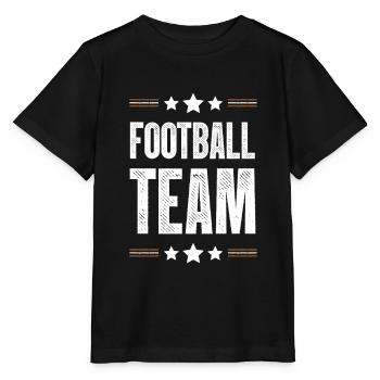 Équipe de football - T-shirt bio MINI CREATOR Stanley/Stella Enfant - noir - Devant - Mikhail (115cm)