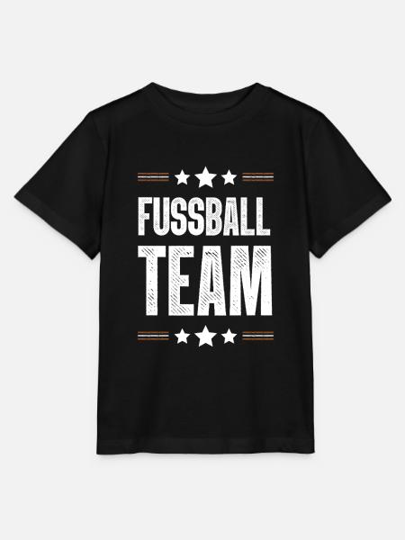 Fussball Team - Stanley/Stella Kinder T-Shirt MINI CREATOR  - Schwarz