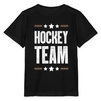 Hockey Team - Stanley/Stella MINI CREATOR Kids’ T-Shirt - black - Front - Mikhail (115cm)