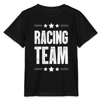 Racing Team - Stanley/Stella Kinder T-Shirt MINI CREATOR  - Schwarz - Vorne - Mikhail (115cm)
