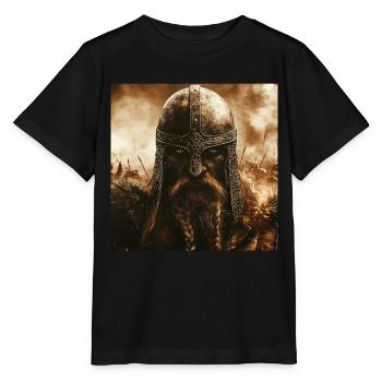 Wikinger - Stanley/Stella Kinder T-Shirt MINI CREATOR  - Schwarz - Vorne - Mikhail (115cm)