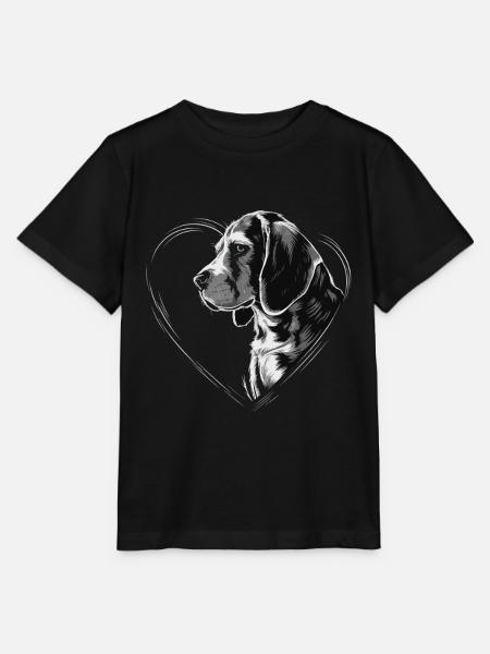 Beagle - Stanley/Stella Kinder T-Shirt MINI CREATOR  - Schwarz