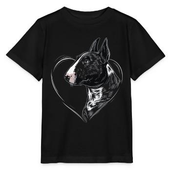 Bullterrier - Stanley/Stella Kinder T-Shirt MINI CREATOR  - Schwarz - Vorne - Mikhail (115cm)