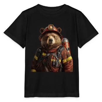 Tragen - Stanley/Stella Kinder T-Shirt MINI CREATOR  - Schwarz - Vorne - Mikhail (115cm)