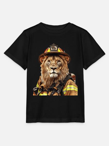 Löwe - Stanley/Stella Kinder T-Shirt MINI CREATOR  - Schwarz