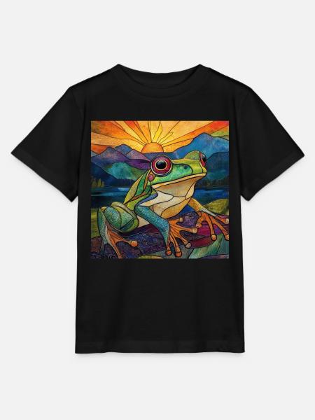 Frosch - Stanley/Stella Kinder T-Shirt MINI CREATOR  - Schwarz