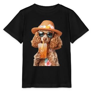 Pudel - Stanley/Stella Kinder T-Shirt MINI CREATOR  - Schwarz - Vorne - Mikhail (115cm)