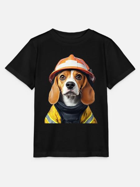 Beagle - Stanley/Stella Kinder T-Shirt MINI CREATOR  - Schwarz