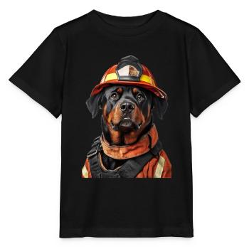 Rottweiler - Stanley/Stella Kinder T-Shirt MINI CREATOR  - Schwarz - Vorne - Mikhail (115cm)